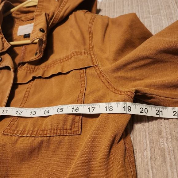 Canvas durable Utility work jacket w/hood sz Medium UNISEX - Picture 6 of 7
